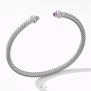 Cable Classic with Amethyst and Diamonds